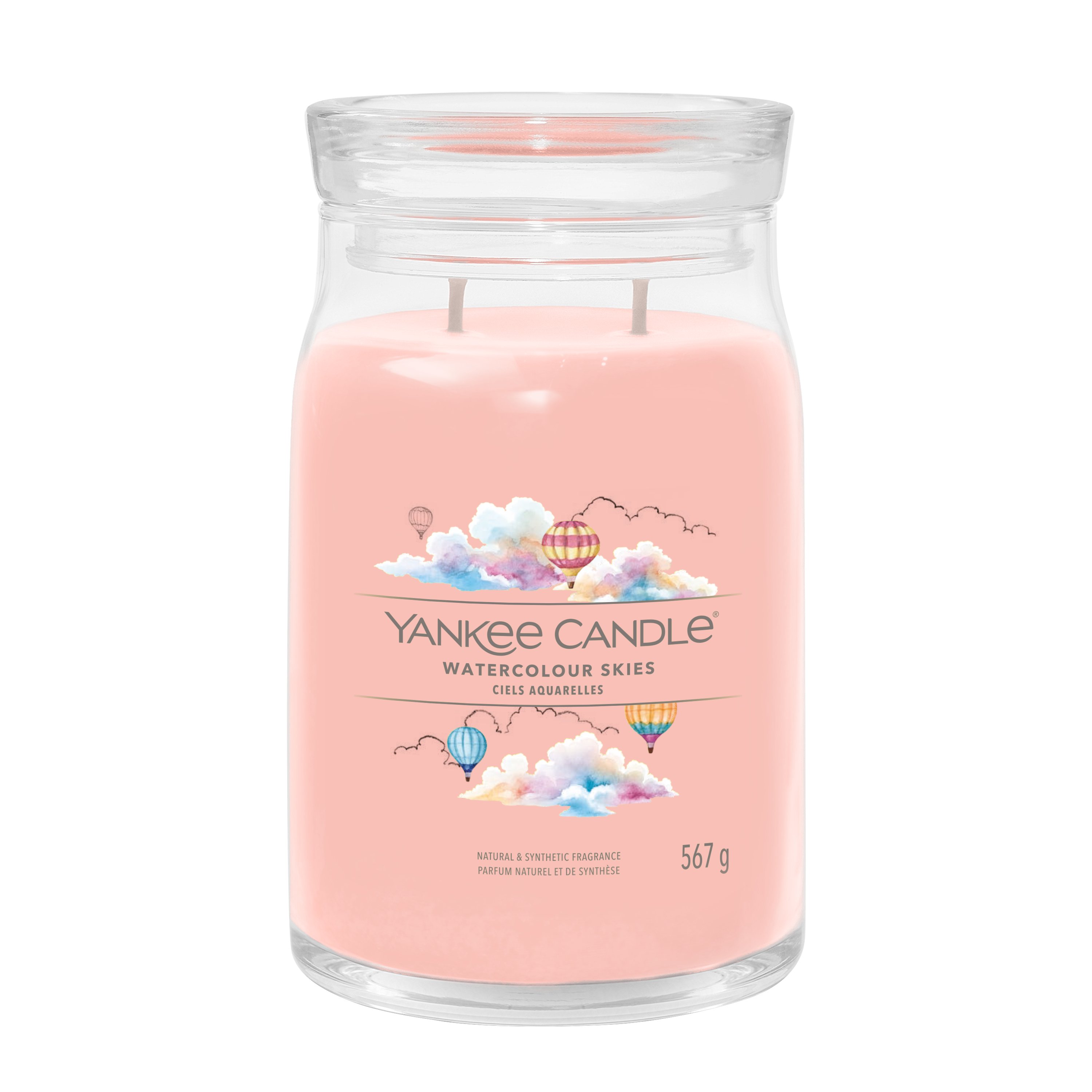 Watercolour Skies Signature Large Jar Candle - Signature